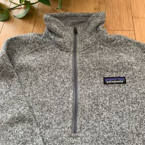 Patagonia Better Sweater 1/4-Zip Fleece Pullover - Birch White